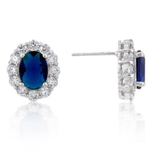 Load image into Gallery viewer, Royal Wedding Sapphire Earrings
