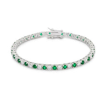 Load image into Gallery viewer, Evergreen Tennis Bracelet
