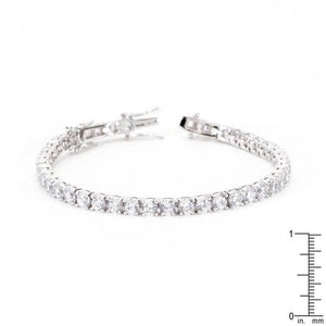 Clear Cubic Zirconia Tennis Bracelet