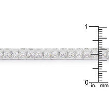 Load image into Gallery viewer, Princess Cubic Zirconia Tennis Bracelet
