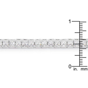 Princess Cubic Zirconia Tennis Bracelet