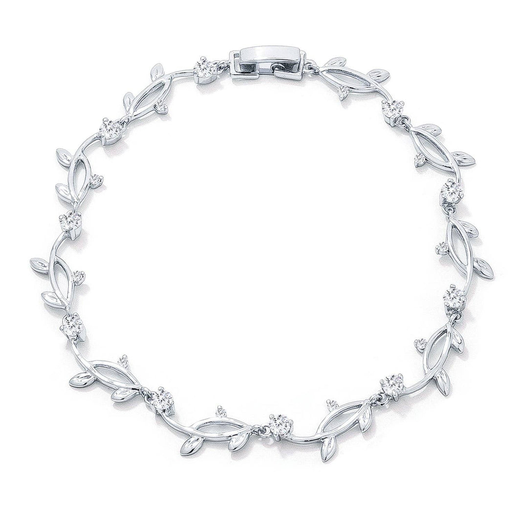 Nathan's Vine Cubic Zirconia Bracelet