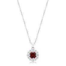 Load image into Gallery viewer, Bella Bridal Pendant in Garnet Red
