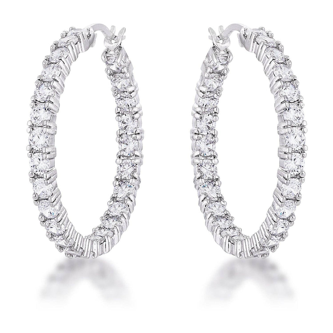 Eternity Hoop Earrings