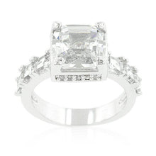 Load image into Gallery viewer, Asscher Cut Engagement Ring: 7
