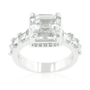 Asscher Cut Engagement Ring: 7