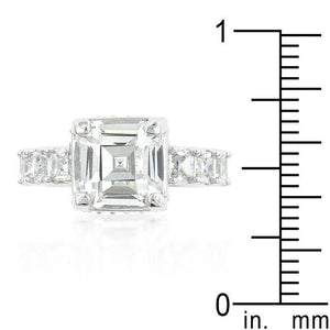 Asscher Cut Engagement Ring: 7