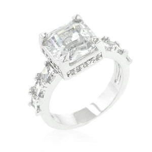 Asscher Cut Engagement Ring: 7